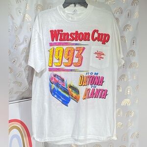 Original vintage 1993 White Winston Cup Racing Tee